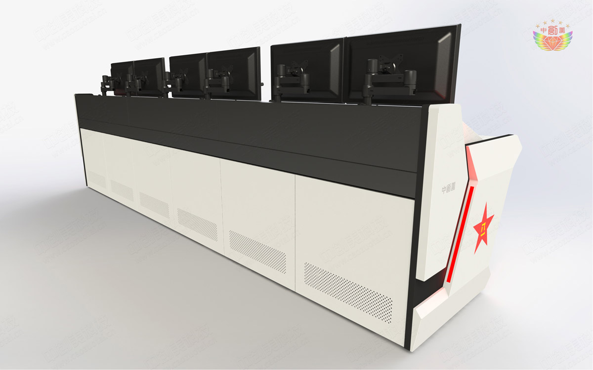 調(diào)度中心控制臺(tái)照片