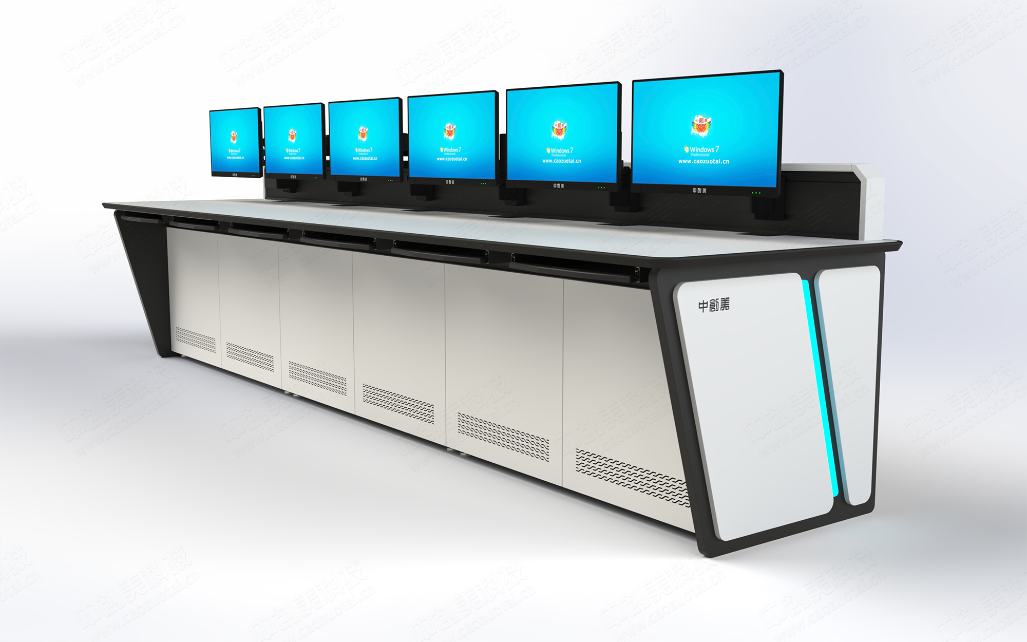 監(jiān)控室操作臺圖片